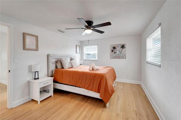 Bedroom, Interior, Wood Texture Flooring
