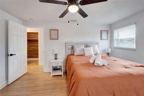 Bedroom, Interior, Wood Texture Flooring