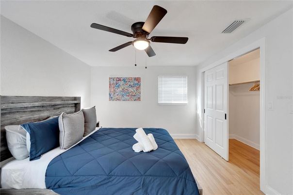 Bedroom, Interior, Wood Texture Flooring