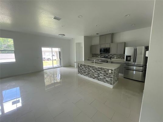Interior, Kitchen, Recessed Lighting, Stainless Steel Appliances