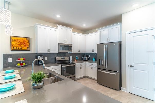 Interior, Kitchen, Recessed Lighting, Stainless Steel Appliances
