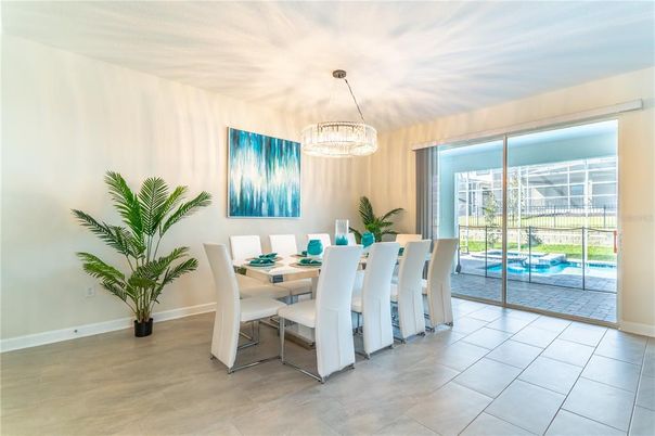 Dining room, Interior, Pendant Lights