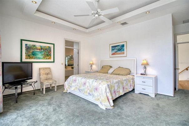 Bedroom, Interior, Recessed Lighting