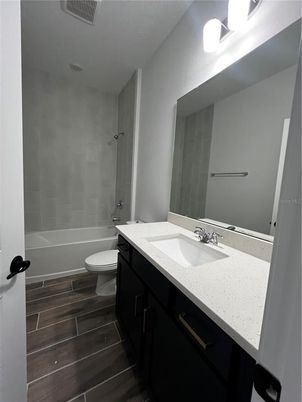 Bathroom, Interior, Wood Texture Flooring