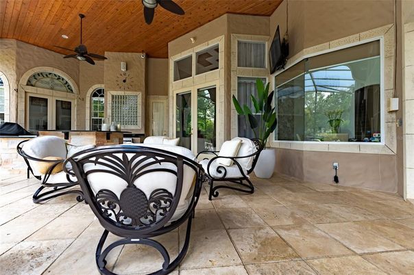 Interior, Recessed Lighting, Sun Room, Wooden Ceilings