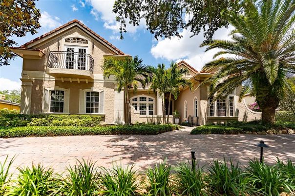 Backyard, Exterior, Facade, Mediterranean