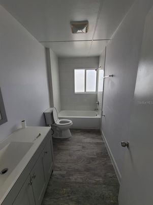 Bathroom, Interior, Wood Texture Flooring