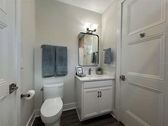 Bathroom, Interior, Wood Texture Flooring