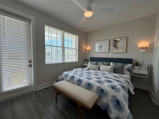 Bedroom, Interior, Wood Texture Flooring