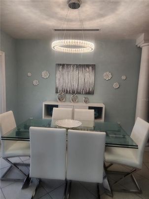 Dining room, Interior, Pendant Lights