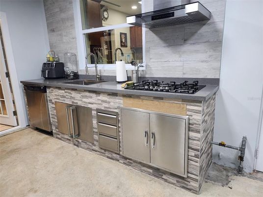 Interior, Kitchen, Recessed Lighting, Stainless Steel Appliances