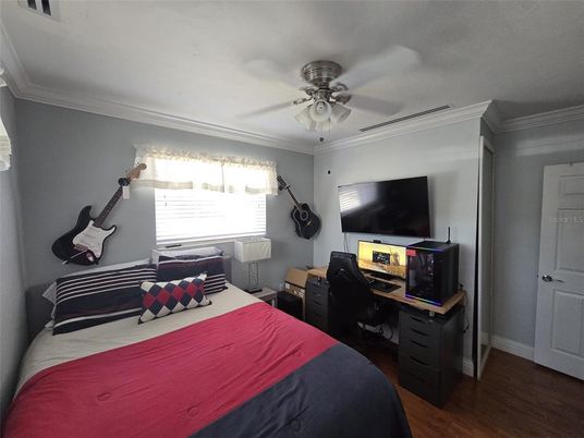 Bedroom, Home Office, Interior, Wood Texture Flooring