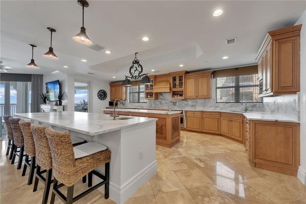 Interior, Kitchen, Pendant Lights, Recessed Lighting