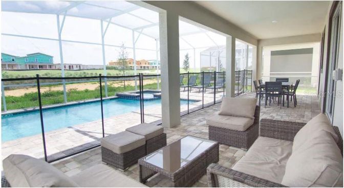 Dining room, Glass Ceilings, Interior, Pool, Sun Room