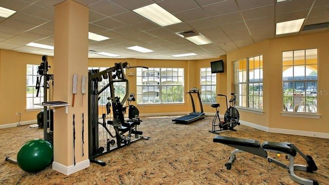 Fitness Equipment, Interior, Recessed Lighting