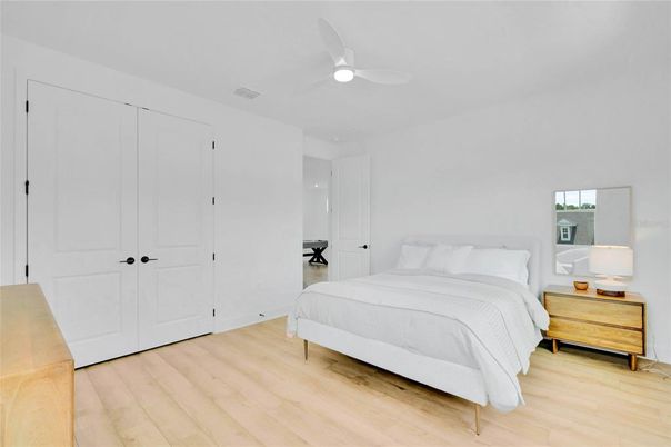 Bedroom, Interior, Wood Texture Flooring