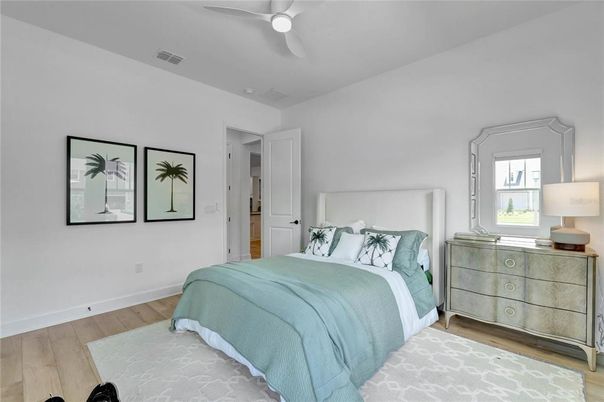 Bedroom, Interior, Wood Texture Flooring