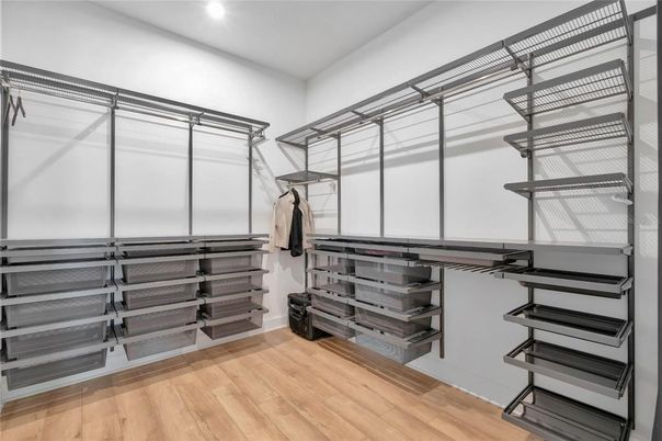 Interior, Recessed Lighting, Walk-in Closets, Wood Texture Flooring