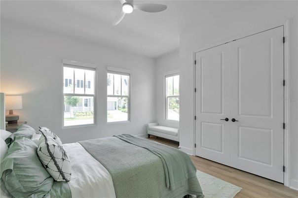 Bedroom, Interior, Wood Texture Flooring