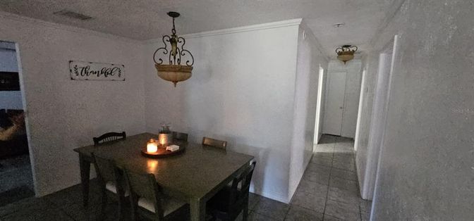 Dining room, Interior, Pendant Lights