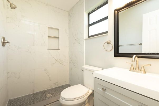 Bathroom, Interior, Marble Walls