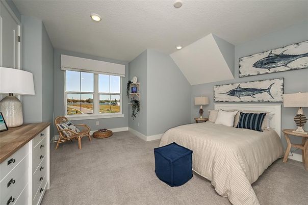 Bedroom, Interior, Recessed Lighting