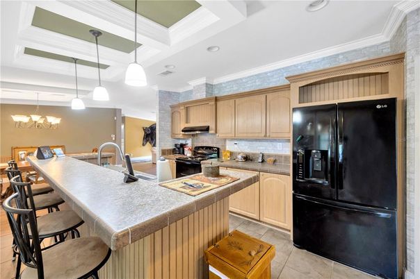 Interior, Kitchen, Pendant Lights, Recessed Lighting