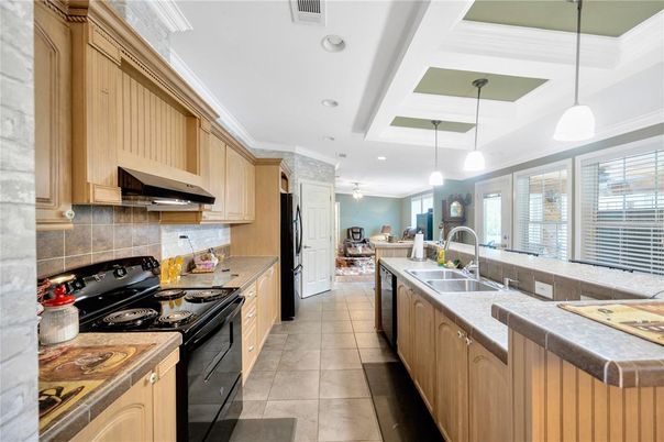Interior, Kitchen, Living room, Pendant Lights, Recessed Lighting