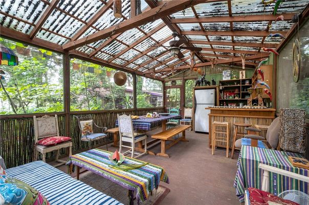 Interior, Sun Room, Wooden Beams