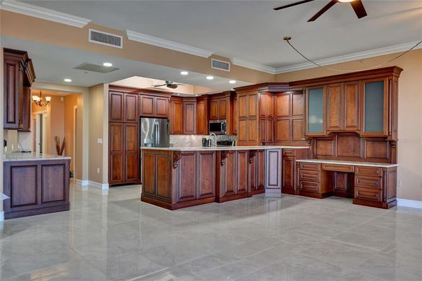 Interior, Kitchen, Recessed Lighting, Stainless Steel Appliances