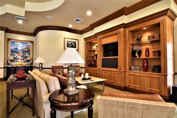 Home Office, Interior, Living room, Recessed Lighting
