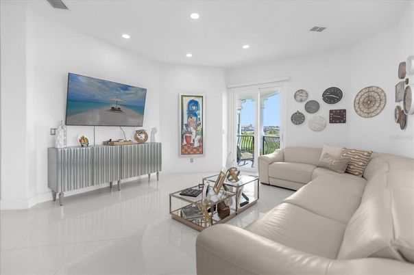 Interior, Living room, Recessed Lighting