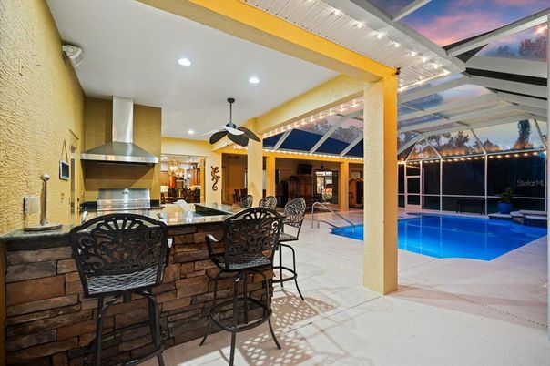Glass Ceilings, Interior, Pool, Recessed Lighting, Sun Room