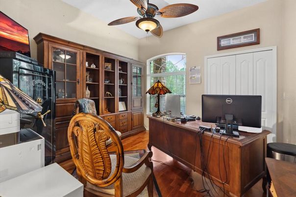 Home Office, Interior, Wood Texture Flooring