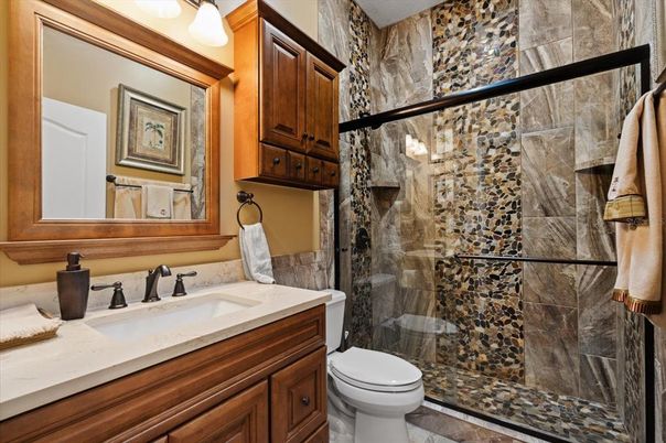 Bathroom, Glass Shower, Interior