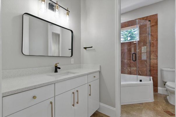 Bathroom, Glass Shower, Interior