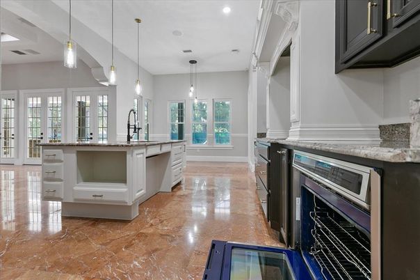 Interior, Kitchen, Pendant Lights, Recessed Lighting