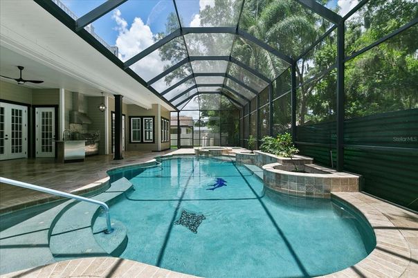 Glass Ceilings, Interior, Pool, Sun Room