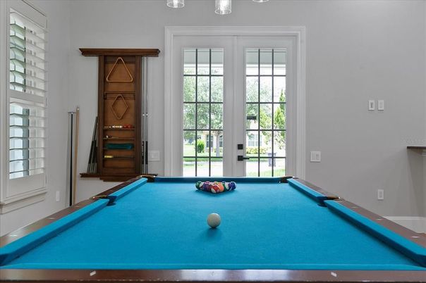 Billiard Table, Game Room, Interior