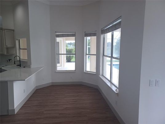 Empty room, Interior, Kitchen, Wood Texture Flooring