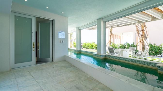 Interior, Pool, Recessed Lighting