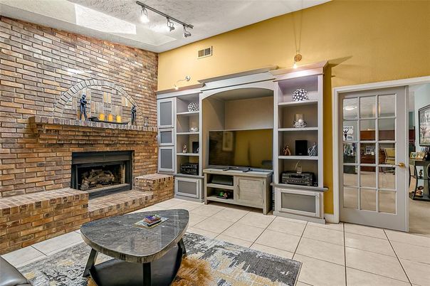 Fireplace, Interior, Living room, Stone Walls
