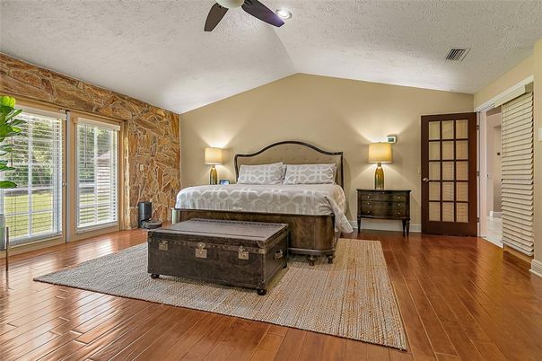 Bedroom, Interior, Wood Texture Flooring