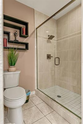 Bathroom, Glass Shower, Interior