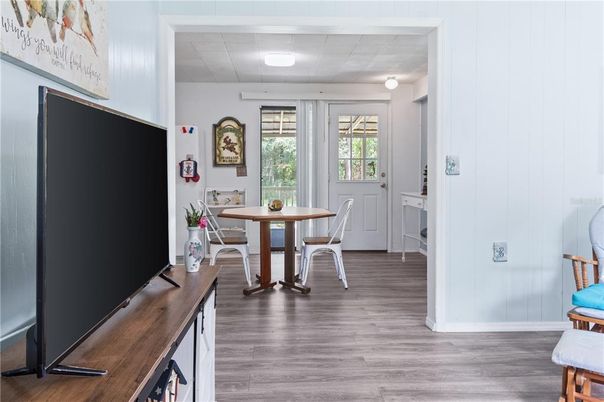 Dining room, Interior, Wood Texture Flooring