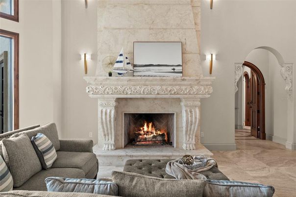 Fireplace, Interior, Living room