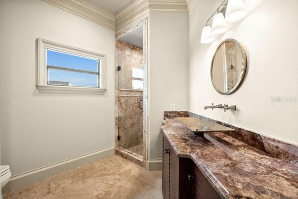 Bathroom, Glass Shower, Interior