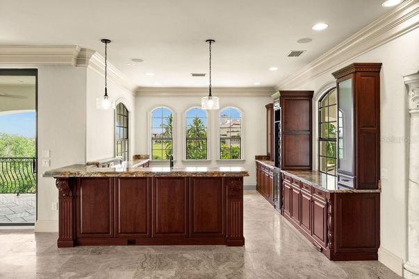Interior, Kitchen, Pendant Lights, Recessed Lighting
