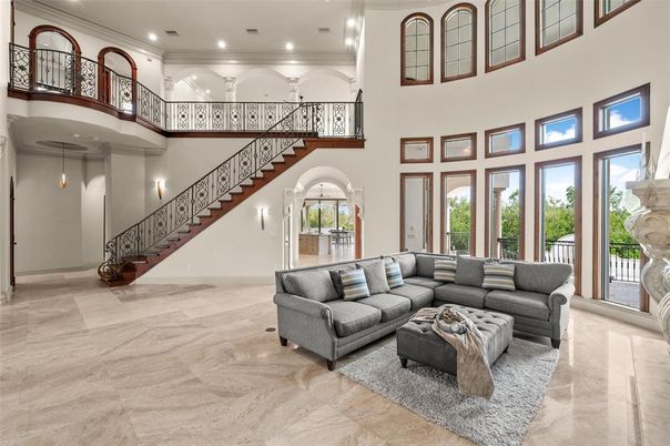 Interior, Living room, Recessed Lighting