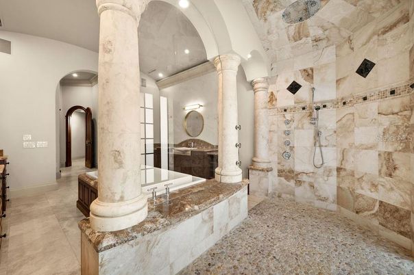 Bathroom, Interior, Recessed Lighting